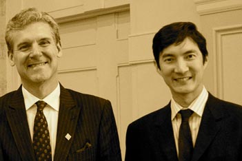 from left to right- Michael Fehlings and Albert Yee