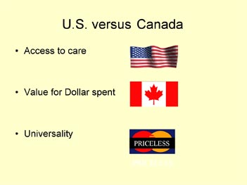 US versus Canada