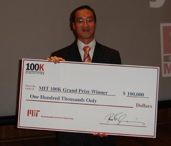Gilbert Tang, MIT 100K Team Winner